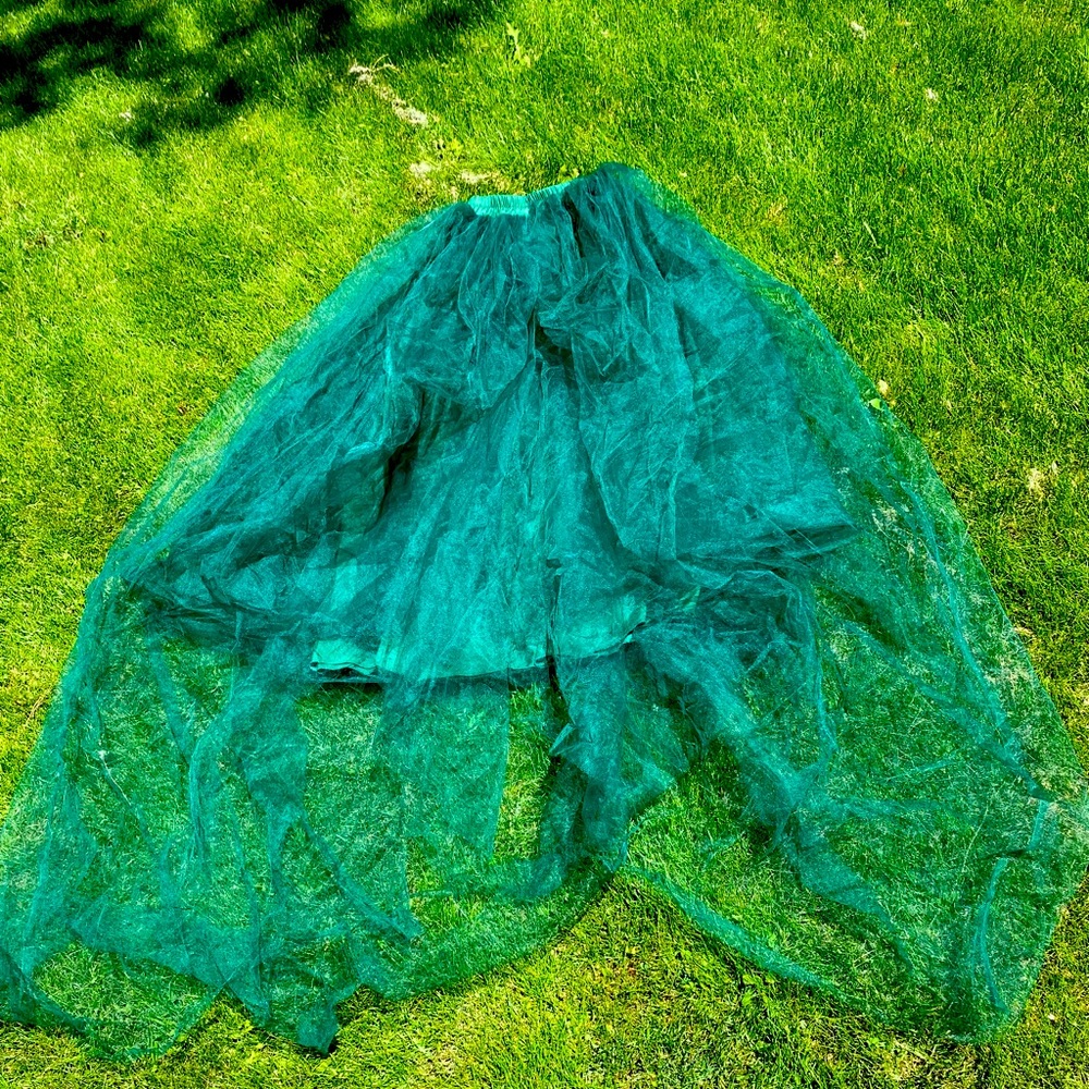 Emerald green dress up TooToo Skirt